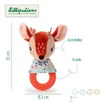 Lilliputiens: grzechotka z silikonowym gryzakiem Sarenka Stella - obrazek 2