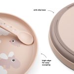 Done by Deer Talerzyk dla Dziecka Foodie Clouds Powder - obrazek 4