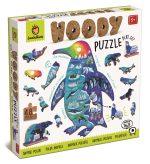 LUDATTICA: DREWNIANE puzzle KONTUROWE – zwierzęta POLARNE