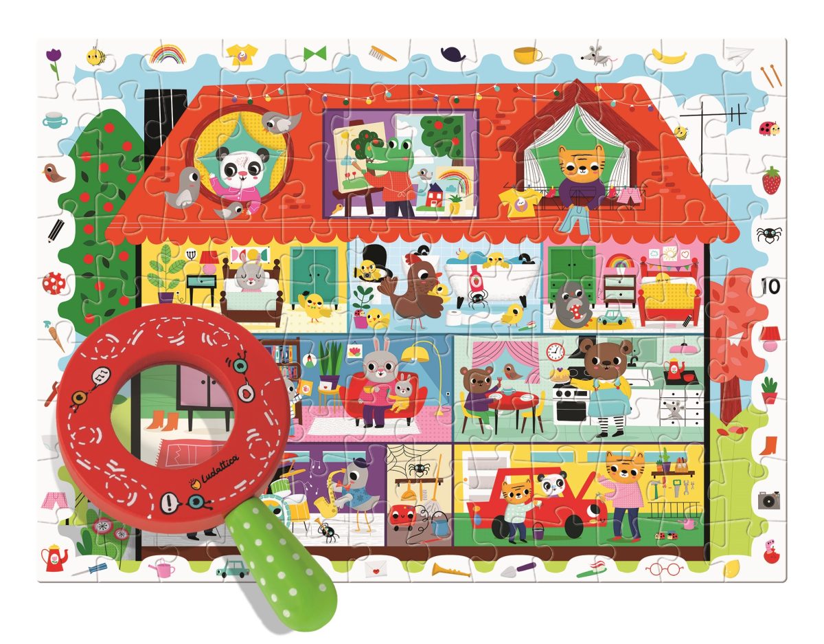 LUDATTICA: DETECTIVE PUZZLE – puzzle-GRA detektywistyczna – MÓJ DOM - obrazek 2