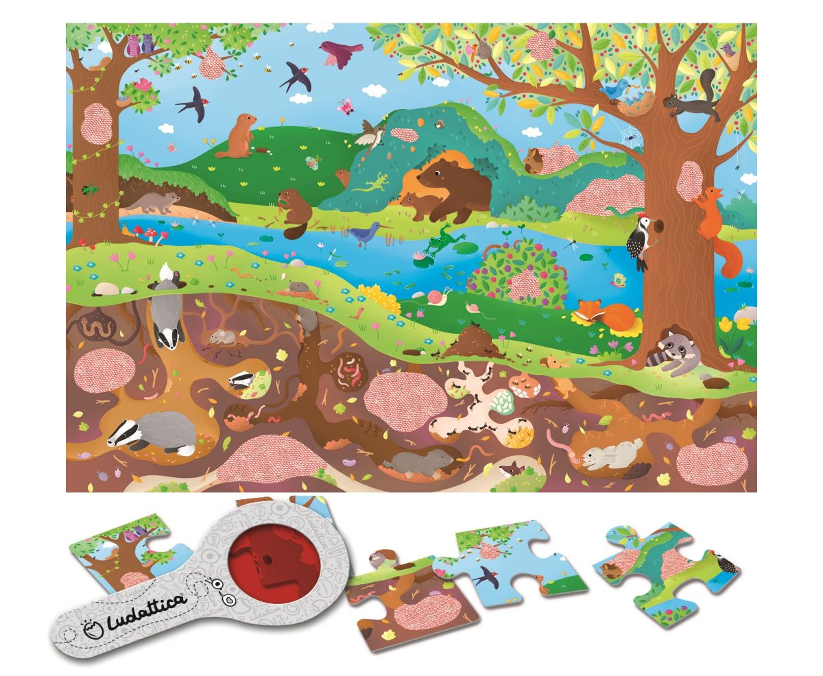 8057158622860-2 LUDATTICA: SECRET PUZZLE – puzzle z TAJEMNICĄ – POD ZIEMIĄ i W KRYJÓWKACH - obrazek 2