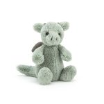 Jellycat: Smok Miętowo-Szary 18cm