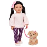 Our Generation: Lalka JIN 46cm – z PIESKIEM rasy Labradoodle