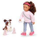 Our Generation: Lalka NATALIA 46cm – z PIESKIEM Border Collie Nillie - obrazek 5