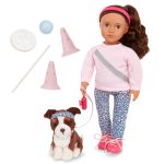 Our Generation: Lalka NATALIA 46cm – z PIESKIEM Border Collie Nillie - obrazek 6