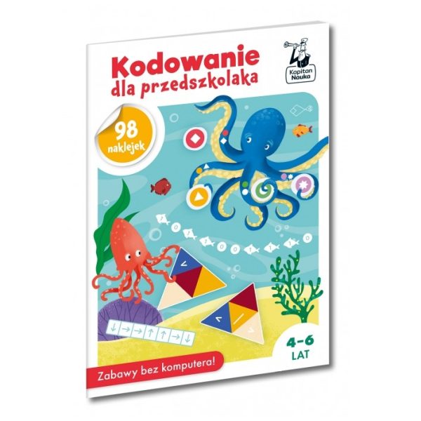 Kapitan Nauka: Książka aktywnościowa. Kodowanie dla przedszkolaka