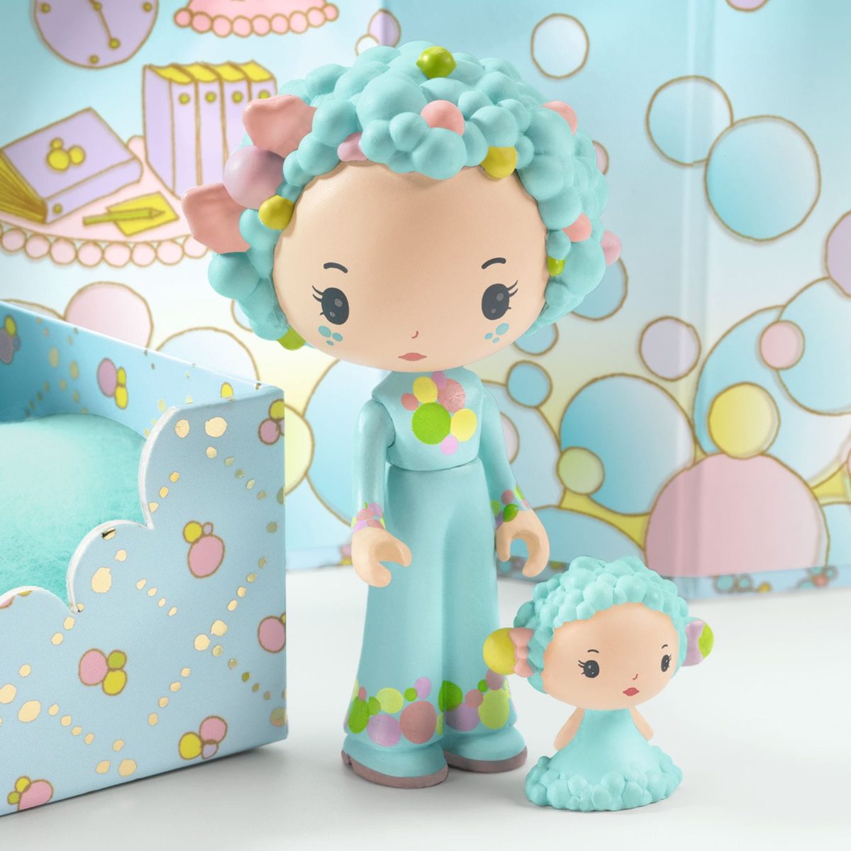 Djeco: TINYLY Pokoik BLUE w magnetycznym pudełku - obrazek 5