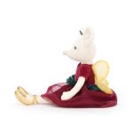 Jellycat: Myszka WRÓŻKA w Sukience Bordowej 34cm - obrazek 3