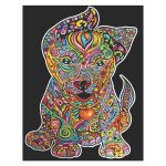 COLORVELVET: kolorowanka welwetowa Szczeniak / 29x21cm