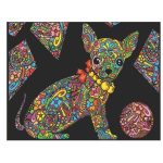 COLORVELVET: kolorowanka welwetowa Chihuahua / 29x21cm