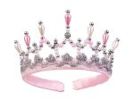 Souza! Korona tiara perłowo-różowa Mary - obrazek 2