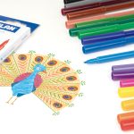 MILAN: okrągłe flamastry z cienką końcówką 24 kolory - obrazek 3