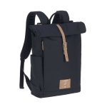 Lassig: plecak dla mam z akcesoriami Rolltop Backpack NIGHT BLUE