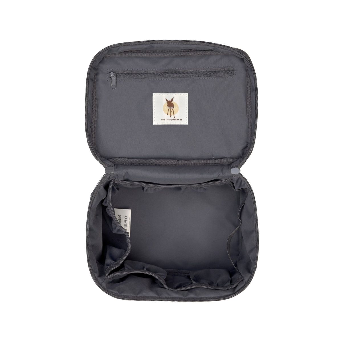 1106018225_2wJAeXsfgMFmoD Lassig: kosmetyczka kuferek podróżny na akcesoria kosmetyki Universe Anthracite - obrazek 2