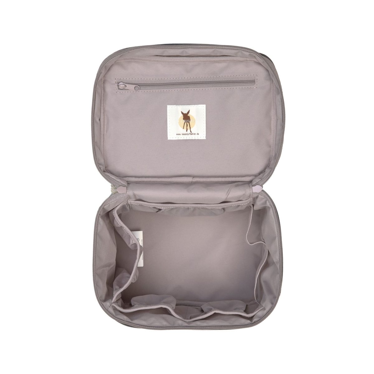 1106018237_2cxZF5jj273Oef Lassig: kosmetyczka kuferek podróżny na akcesoria kosmetyki Blocks Taupe - obrazek 2