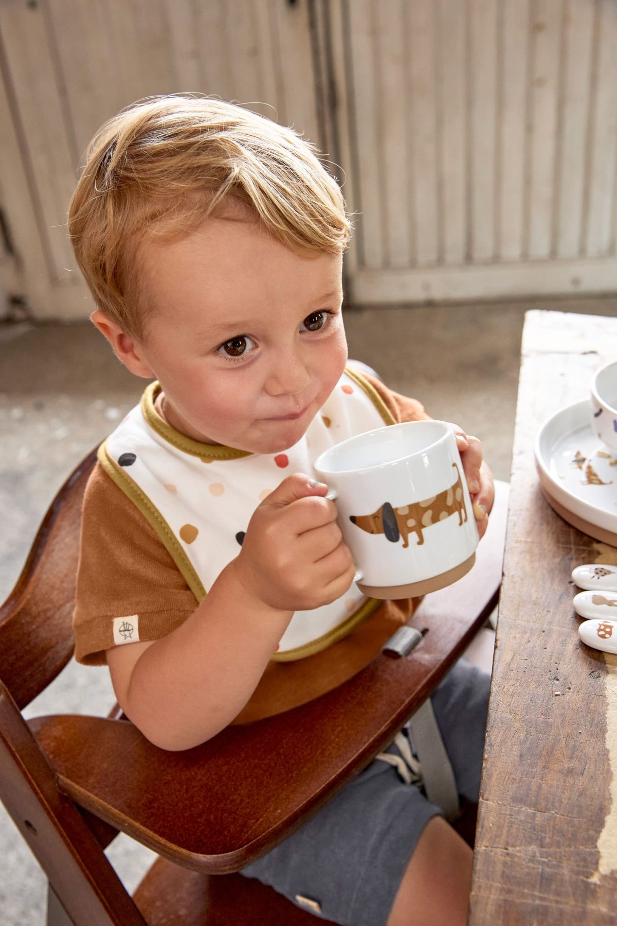 Lassig: komplet naczyń z porcelany, Little Mateys royal blue - obrazek 3