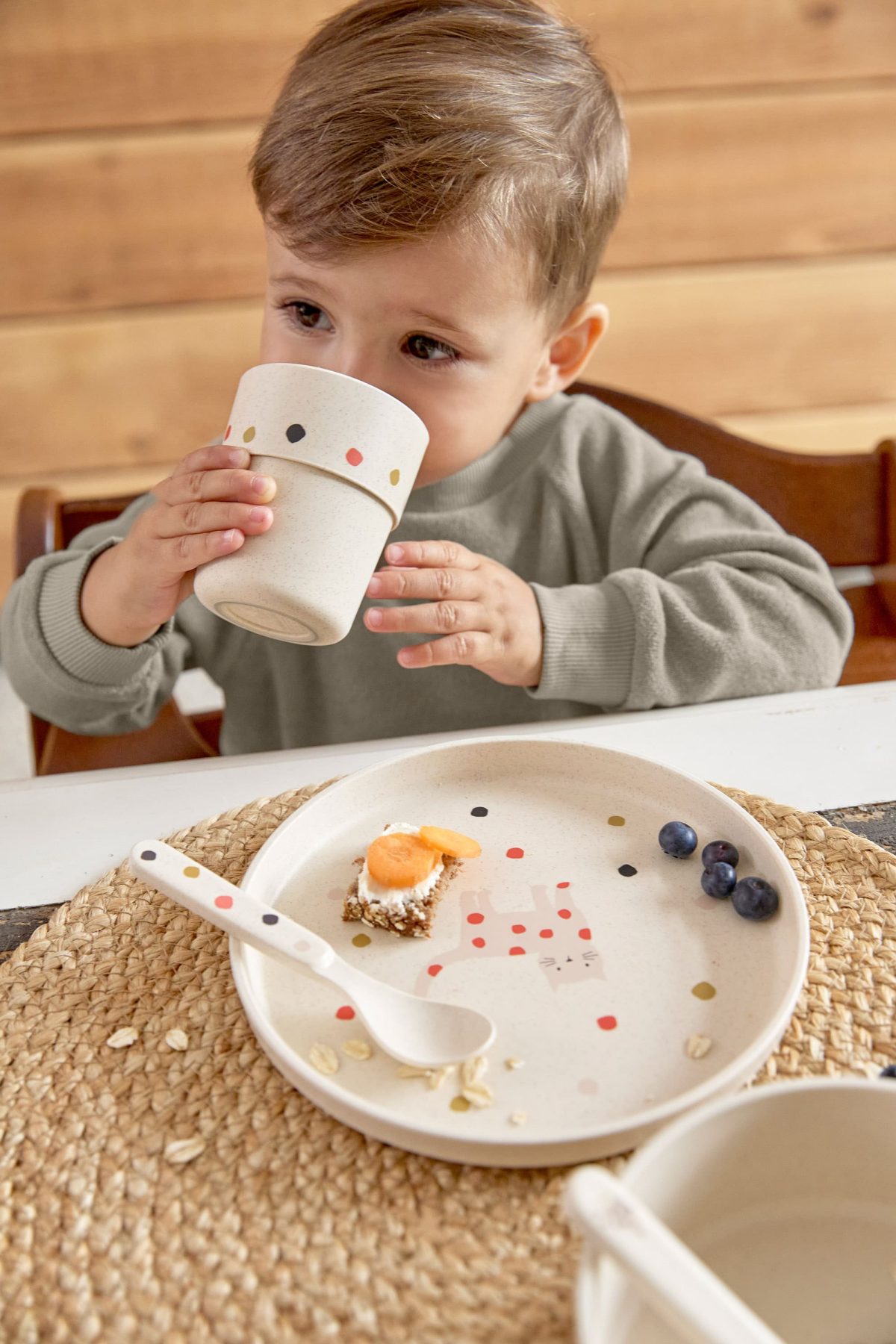 Lassig: talerz dla dzieci Little Mateys Spicy Orange - obrazek 2