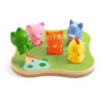 Djeco: Drewniana układanka z dźwiękami CACONIMO 12m+ - obrazek 2