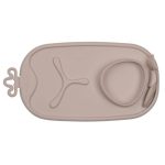 b.box: ROLL+ GO zwijana mata BLW do nauki samodzielnego jedzenia dla dzieci LATTE