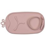 b.box: ROLL+ GO zwijana mata BLW do nauki samodzielnego jedzenia dla dzieci RÓŻ