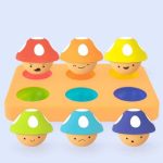 Sassy: zabawka edukacyjna sorter psotne grzybki - obrazek 2