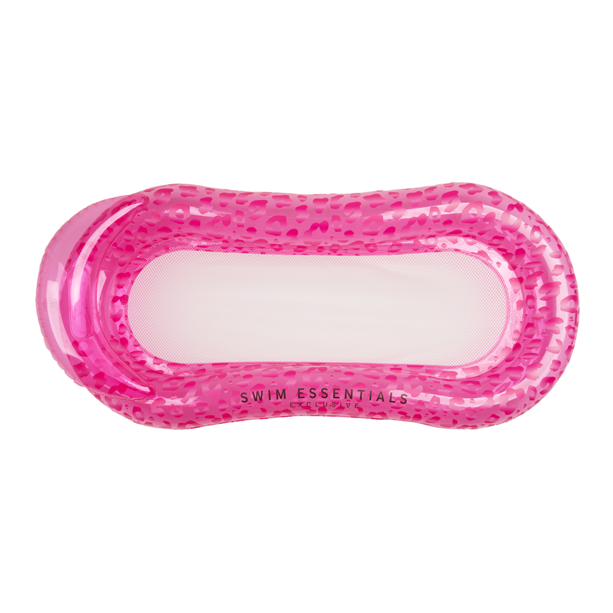 The Swim Essentials: materac do pływania z siateczką Neon Leopard - obrazek 1
