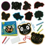 Ludattica: crea dudù – zestaw kreatywny dla najmłodszych – KONTUROWE TABLICE z KREDĄ - obrazek 2