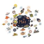 Djeco: ZESTAW kreatywny - TABLICA DO PISANIA KOSMOS 5+ - obrazek 2