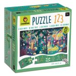 Ludattica: puzzle 123 – MATEMATYCZNE puzzle dla najmłodszych – ZACZAROWANY LAS