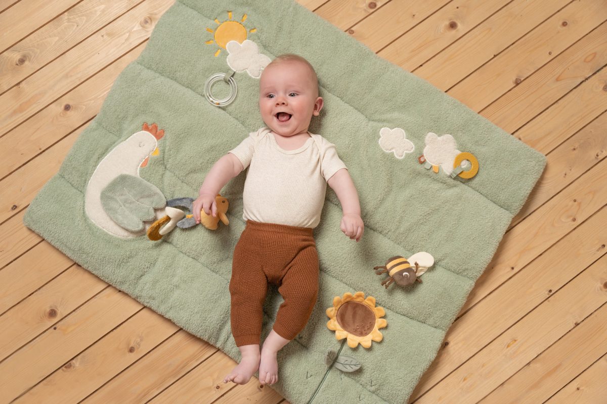 LD8808 - Playmat - Speelkleed Little Farm Little Dutch: mata aktywizująca Little Farm - obrazek 2