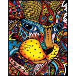 COLORVELVET: kolorowanka welwetowa Kot Fantazja / 29x21cm