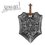 Souza! Tarcza i miecz rycerski Milan 3+
