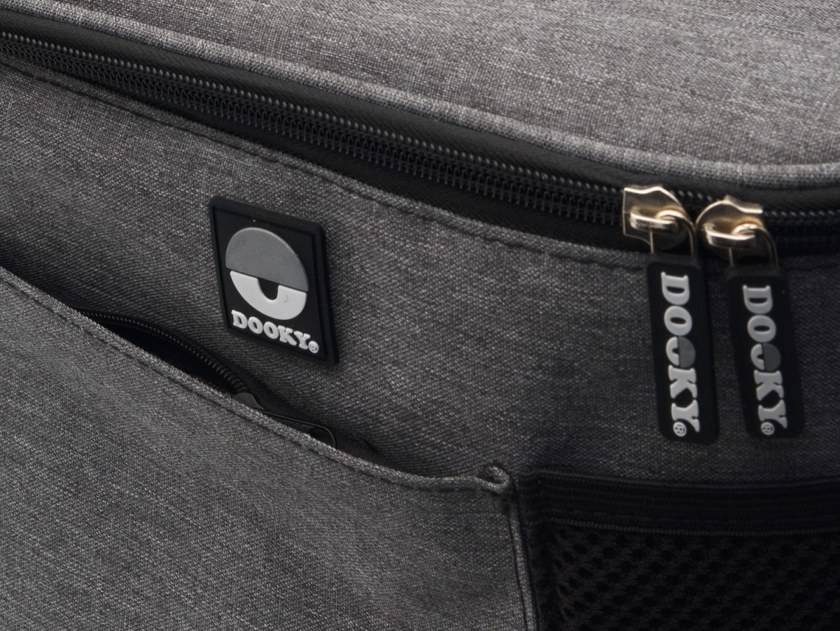 0002162_organizer-deluxe-grey-melange Dooky: organizer Buggy Deluxe do wózka Grey - obrazek 2