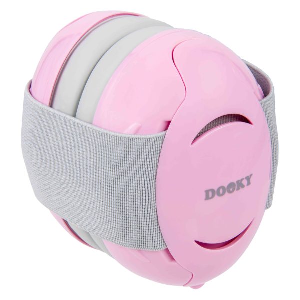 Dooky: słuchawki ochronne Baby Earmuff Pink 0-3