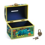 Djeco: Skarbonka z kłódką - DINOZAURY - obrazek 2