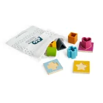 BIGJIGS: gra sensoryczna KSZTAŁTY 12 m+