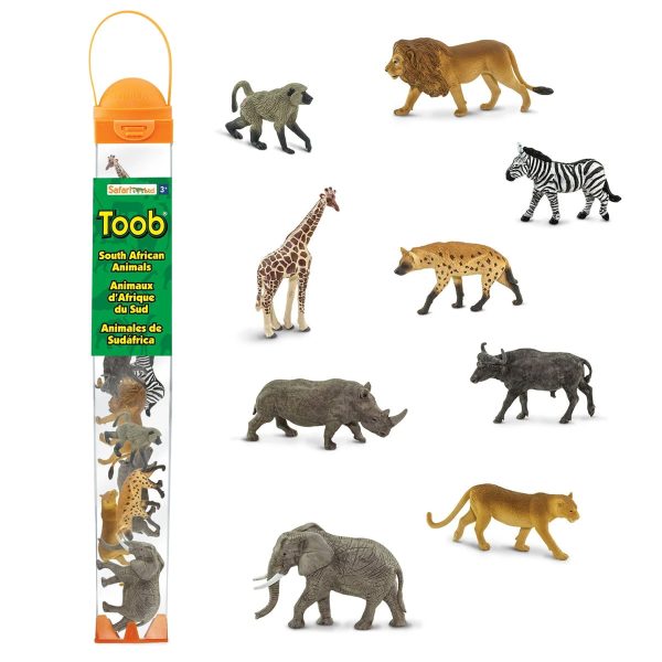 Safari Ltd: Zwierzęta Południowej Afryki. Zestaw Figurek w Tubie.