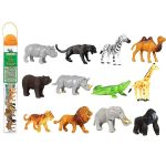 Safari Ltd: Dzikie Zwierzęta. Zestaw Figurek w Tubie.