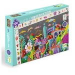 Djeco: Puzzle obserwacja FANTAZYJNE MIASTECZKO 200 el.