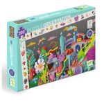 Djeco: Puzzle obserwacja FANTAZYJNE MIASTECZKO 200 el.