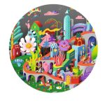 Djeco: Puzzle obserwacja FANTAZYJNE MIASTECZKO 200 el. - obrazek 2