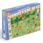 Djeco: Puzzle obserwacja OGRÓD MAŁYCH PRZYJACIÓŁ 35 el.