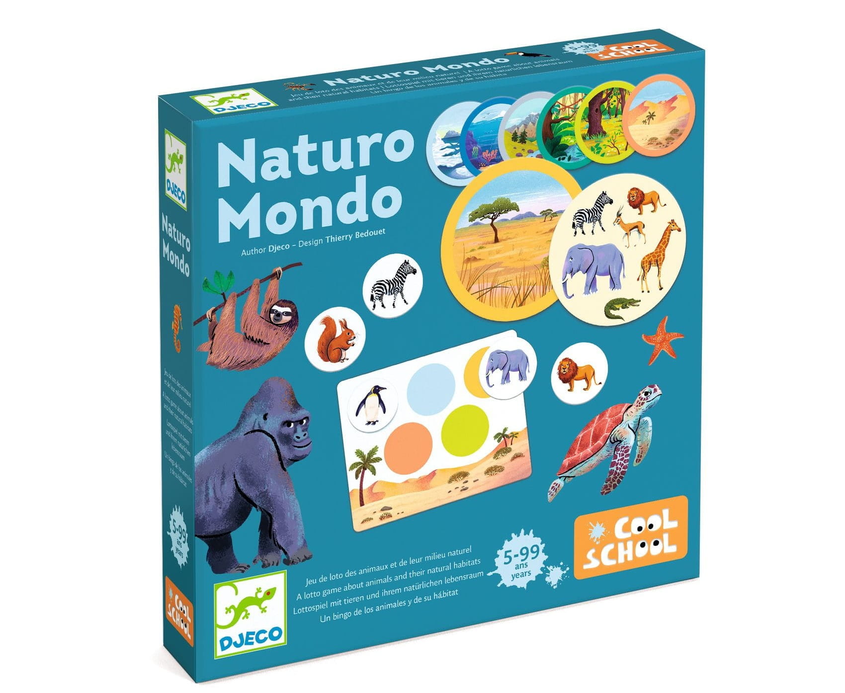 DJ00810-B3D-RVB Djeco: Gra NAUKA - NATURA 5+ - obrazek 1