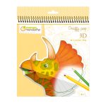 Avenue Mandarine: kolorowanki 3D Dinozaury