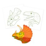 Avenue Mandarine: kolorowanki 3D Dinozaury - obrazek 2