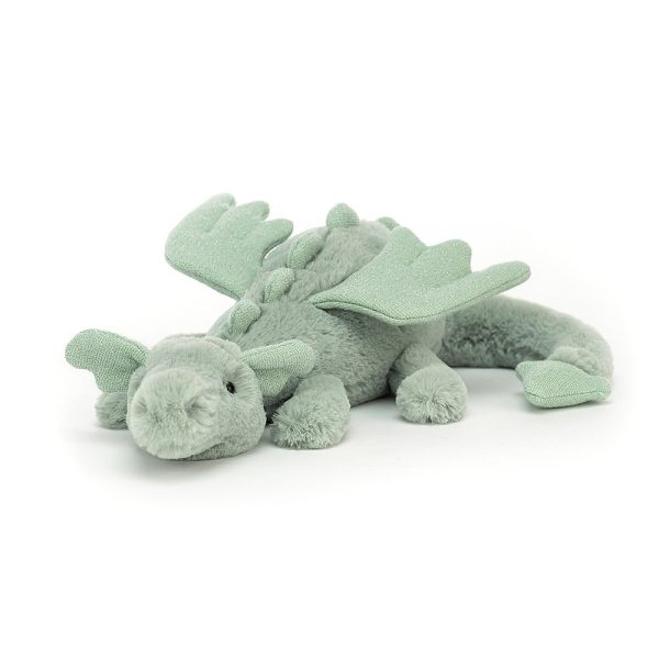 JellyCat: Smok MIĘTOWY 30 cm