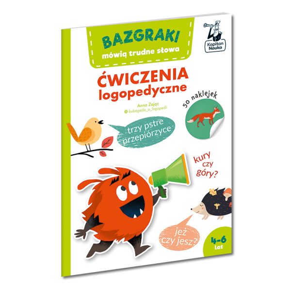 Kapitan Nauka: Bazgraki mówią trudne słowa. Ćwiczenia 4-6
