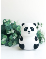 Rabbit&Friends: Panda Lampka Silikonowa Biała - obrazek 3