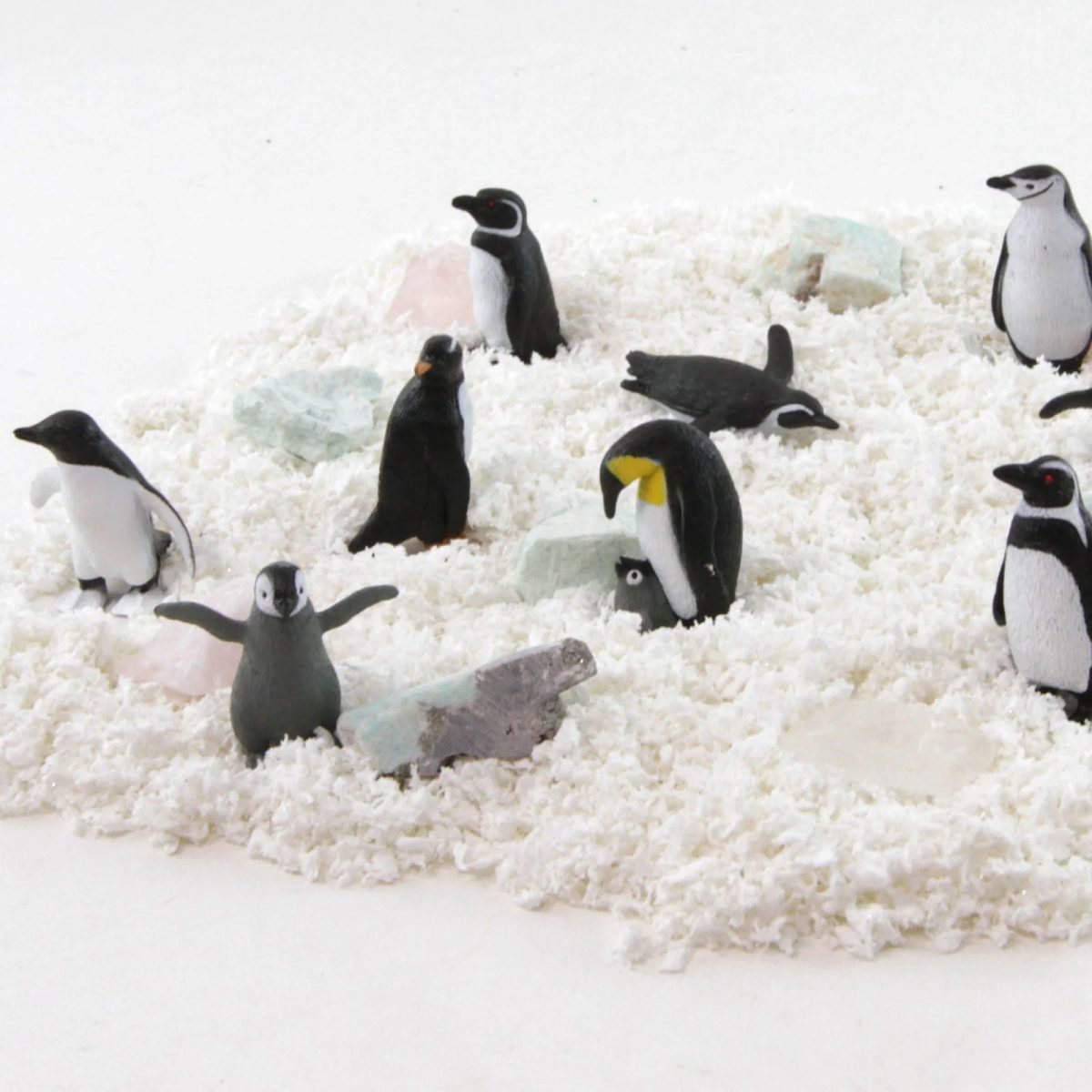 Safari Ltd: Pingwiny. Zestaw Figurek w Tubie. - obrazek 2