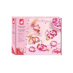 Janod: zestaw kreatywny do tworzenia biżuterii Pierścionki z koralików 7+